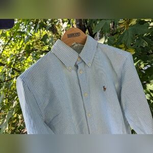 Ralph Lauren Men's XS striped Oxford shirt